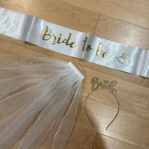 Bride to be accessory bundle